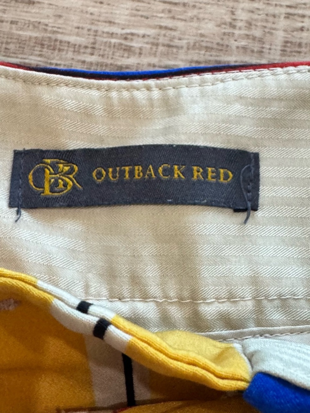Outback Red Colorful Striped Shorts Size 2 Bright Preppy Summer - Picture 4 of 5